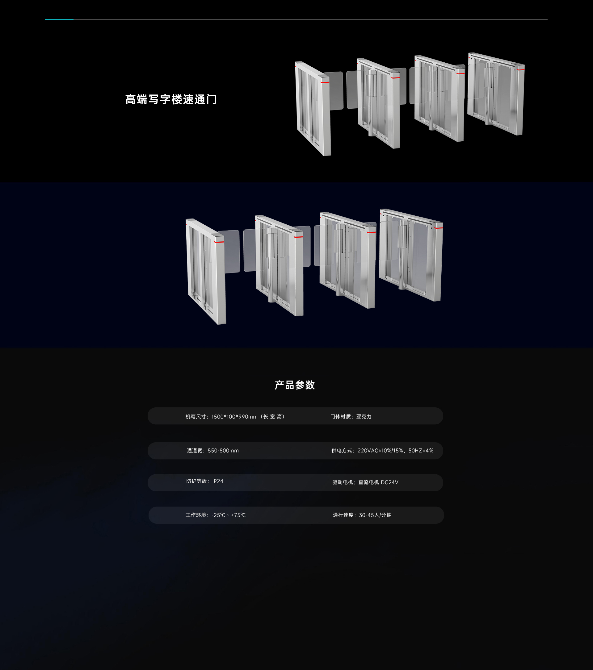 高端写字楼速通门